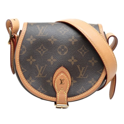 ルイ ヴィトン モノグラム タンブラン 斜め掛け ショルダーバッグ M44860 ブラウン PVC レザー レディース LOUIS VUITTON 【中古】