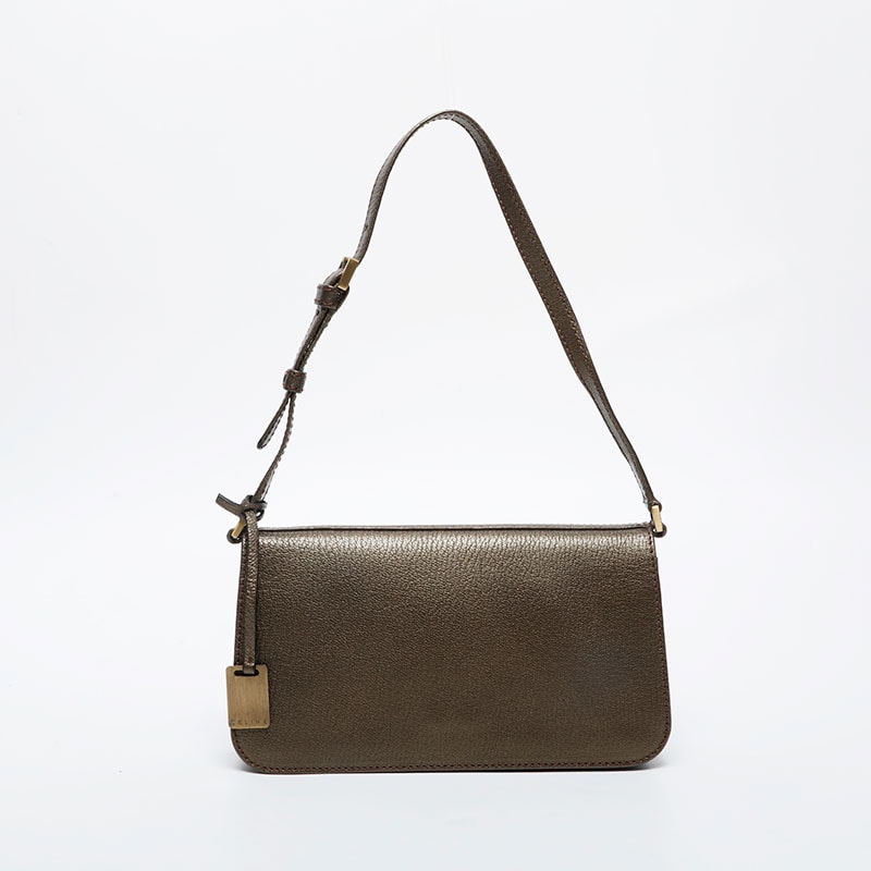 セリーヌ CELINE メタリック ミニ ショルダーバッグ【中古】