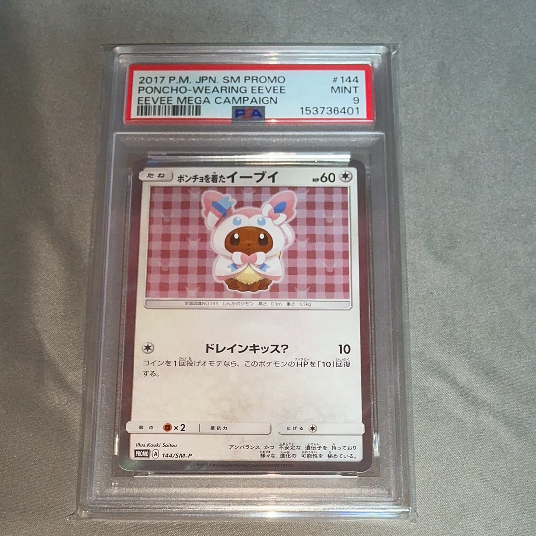 ポンチョを着たイーブイ: プロモ[SM-P 144](プロモーションカード「SM