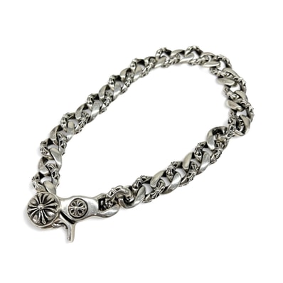 CHROME HEARTS 希少 美品 クロムハーツ FANCY CHAIN LNK L31 ファンシーチェーン 31リンク ネックレス インボイス・袋付属 31コマ シルバー クロム チョーカー チェーン アクセサリー ABランク 中古 鑑定済 クロムアクセ