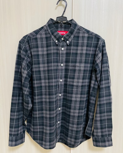 Supreme Plaid Flannel Shirt "Black" (24FW)