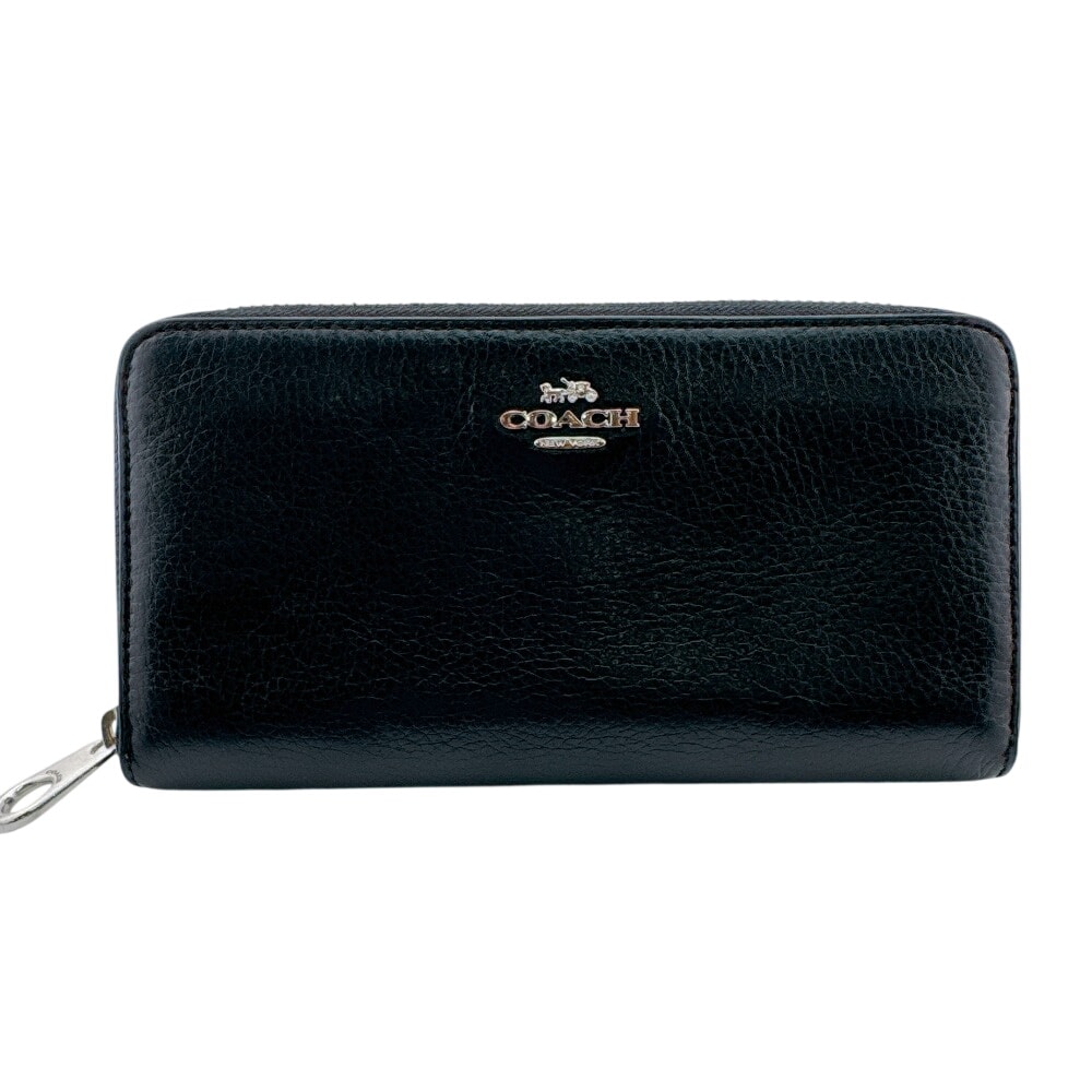 コーチ COACH 長財布 マディソン ラウンドファスナー ブラック