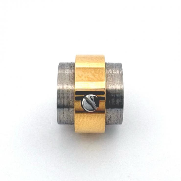 カルティエ K18YG サントス100 ペンダントトップ 750 ゴールド シルバー CARTIER 正規品【鑑定済み】