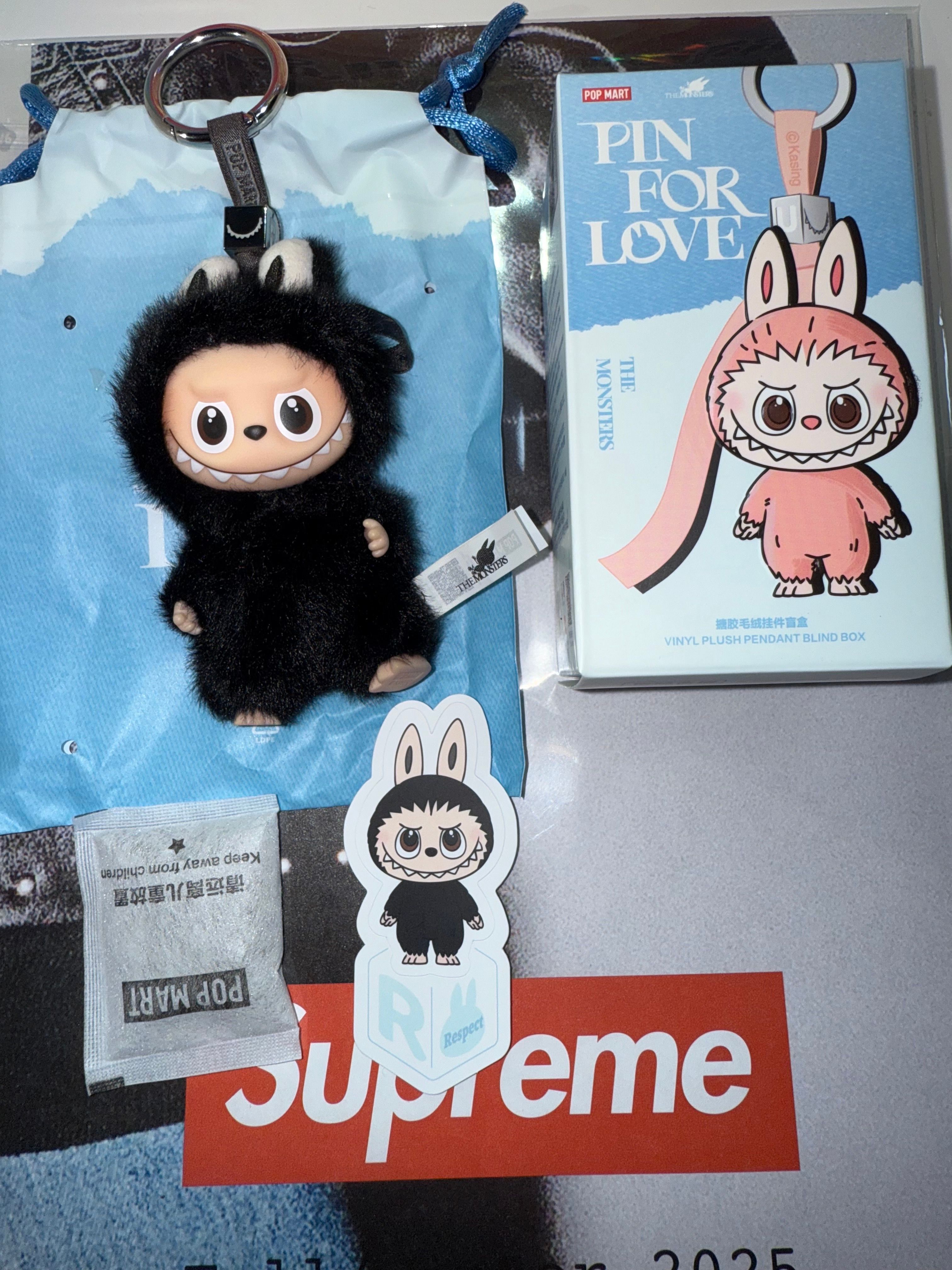 POP MART THE MONSTERS (LABUBU) Pin for Love Series-Vinyl Plush Pendant (N-Z) R