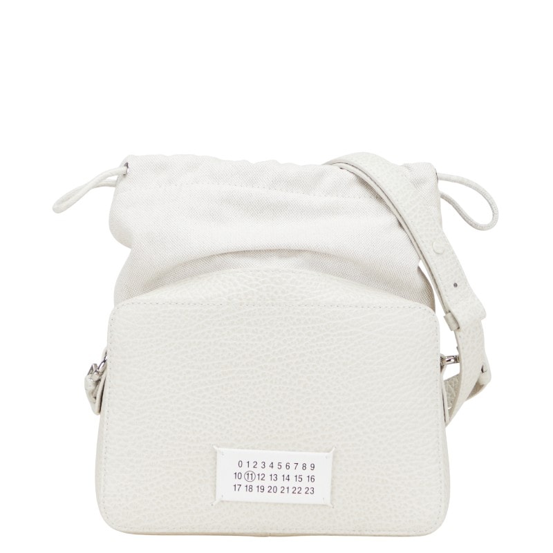 マルタンマルジェラ 5AC カメラバッグ ショルダーバッグ アイボリー ホワイト レザー レディース MARTIN MARGIELA 中古