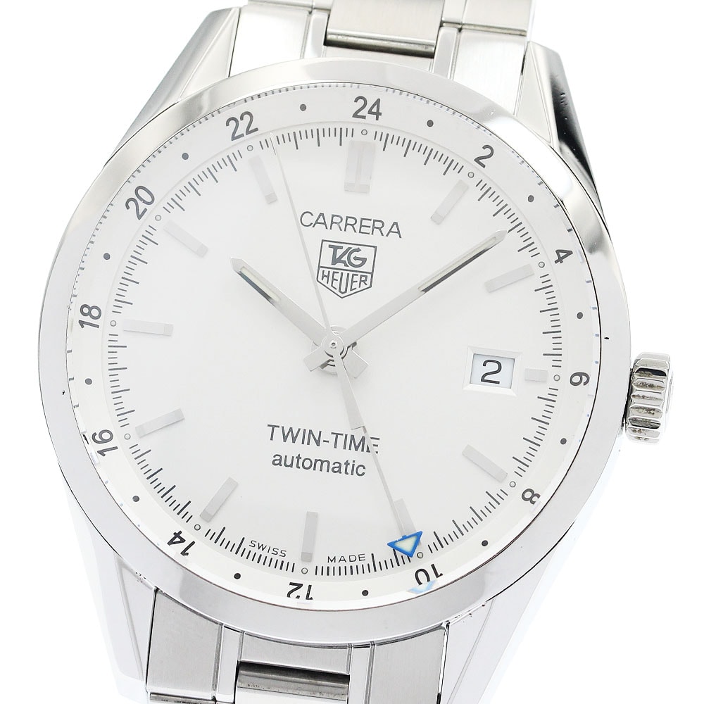 ☆美品 タグホイヤー カレラ ツインタイム メンズ 【中古】