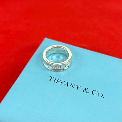 TIFFANY&Co. ティファニー ナロー リング シルバー925 リング・指輪 8.5号 シルバー
74885