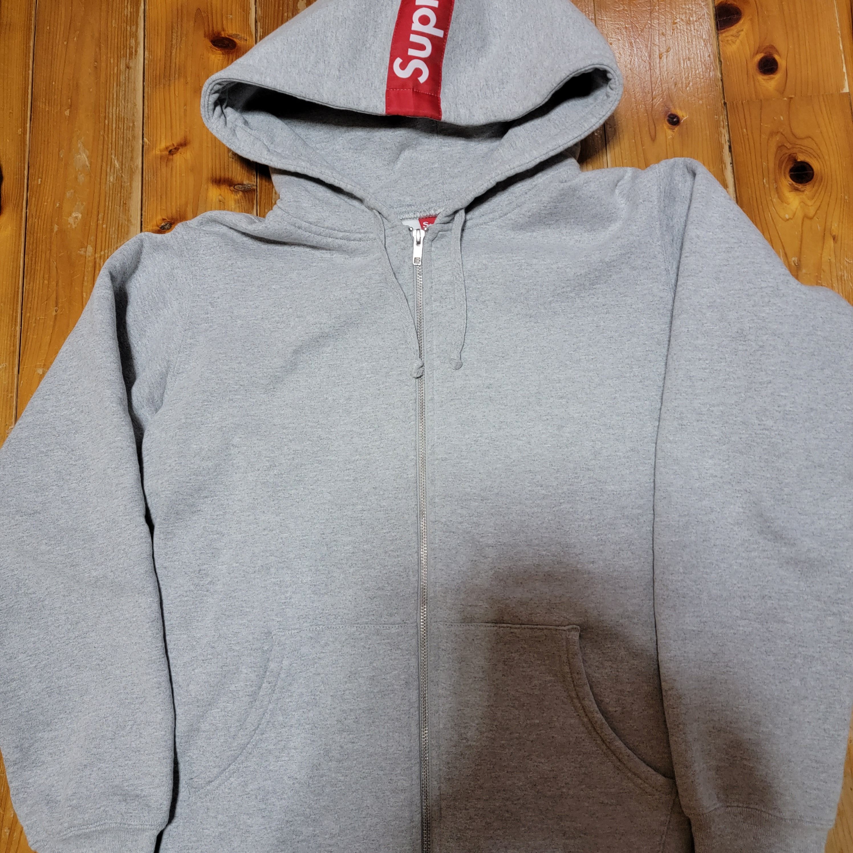 Supreme 14AW Tape Logo Zip Up パーカー