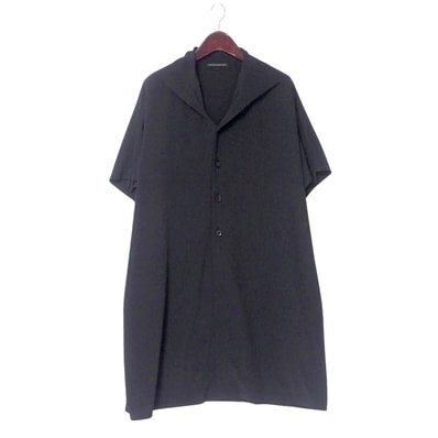 Yohji Yamamoto ヨウジヤマモト ジャケット サイズ1 B Yohji Yamamoto フード シャツ 羽織り【おすすめ】 ブランド古着【中古】20250501/RA4490