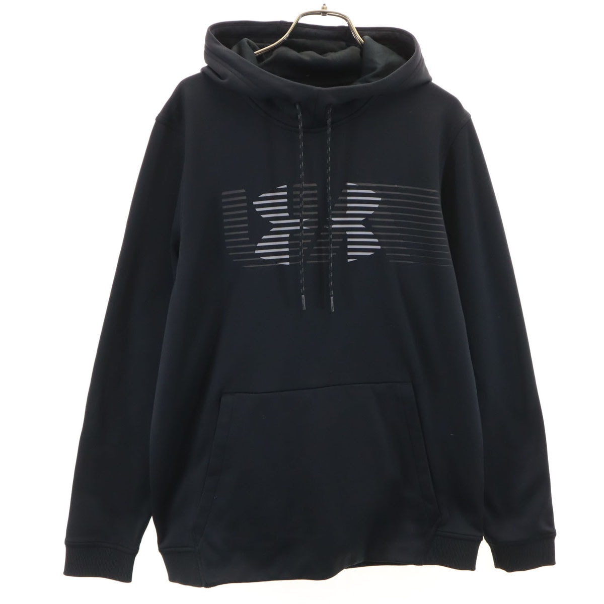 UNDER ARMOUR アンダーアーマー 長袖 パーカー LG ブラック 裏起毛