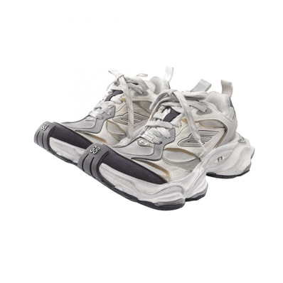 バレンシアガ BALENCIAGA CARGO カーゴ ユーズド加工 スニーカー 靴 ファブリック メンズ ホワイト系 / ブラック系 / マルチカラー 【中古】