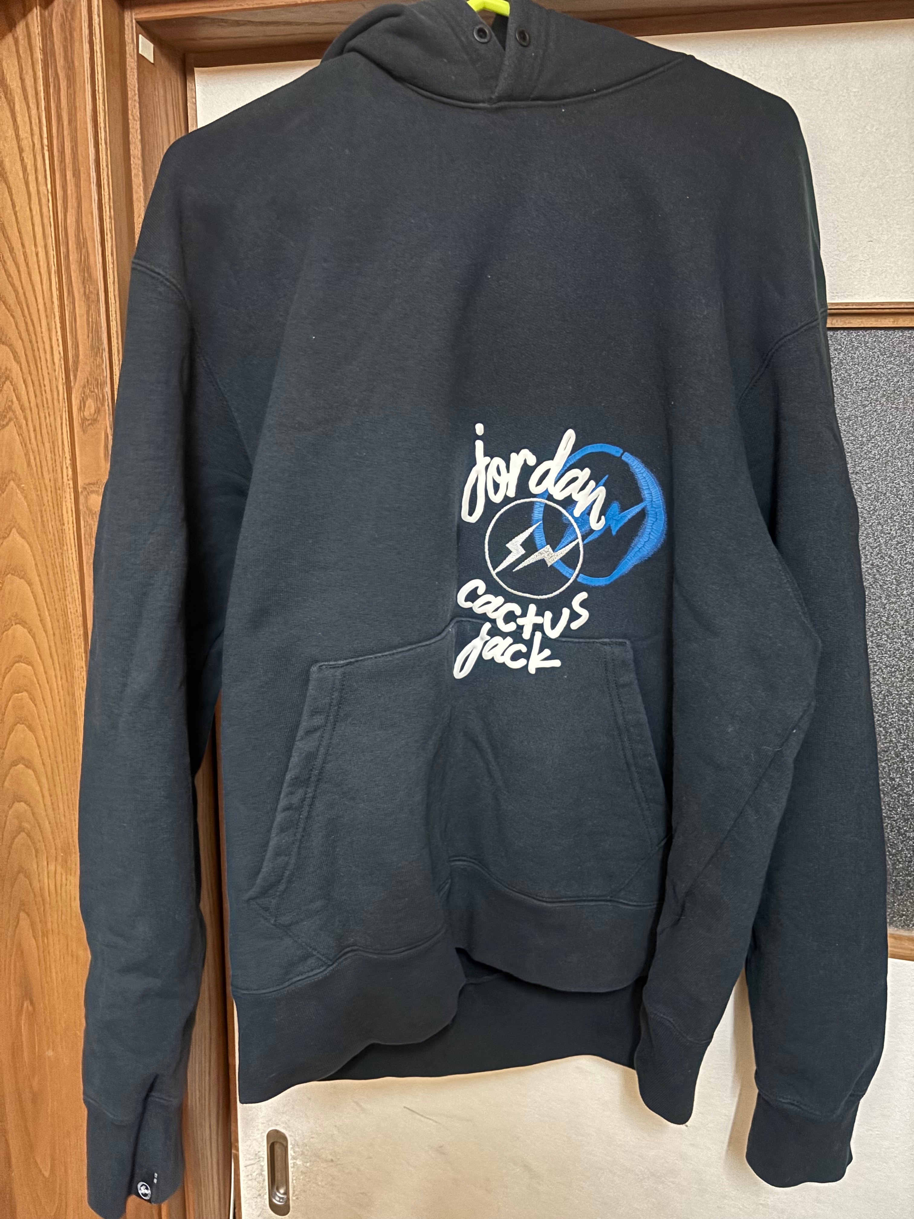 Air Jordan Travis Scott Fragment Hoodie "Black"