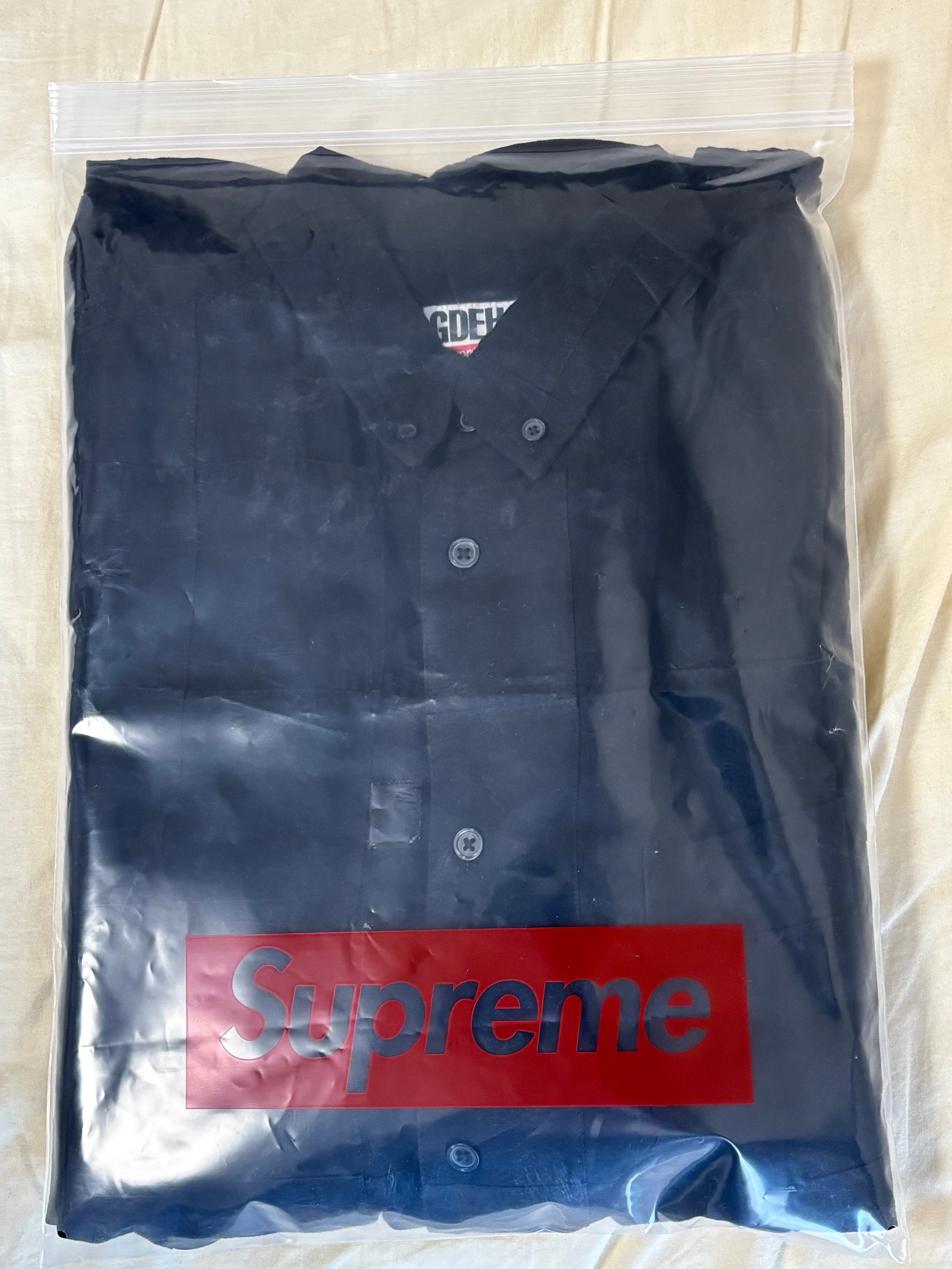 Supreme x GOODENOUGH Patchwork S/S Shirt "Black"