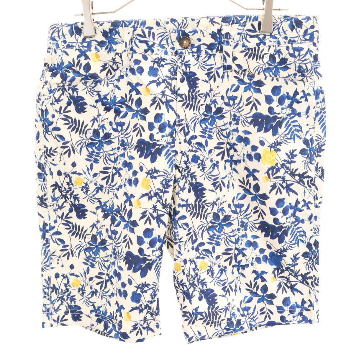 adidas アディダス 花柄 ゴルフ ショートパンツ L アイボリー