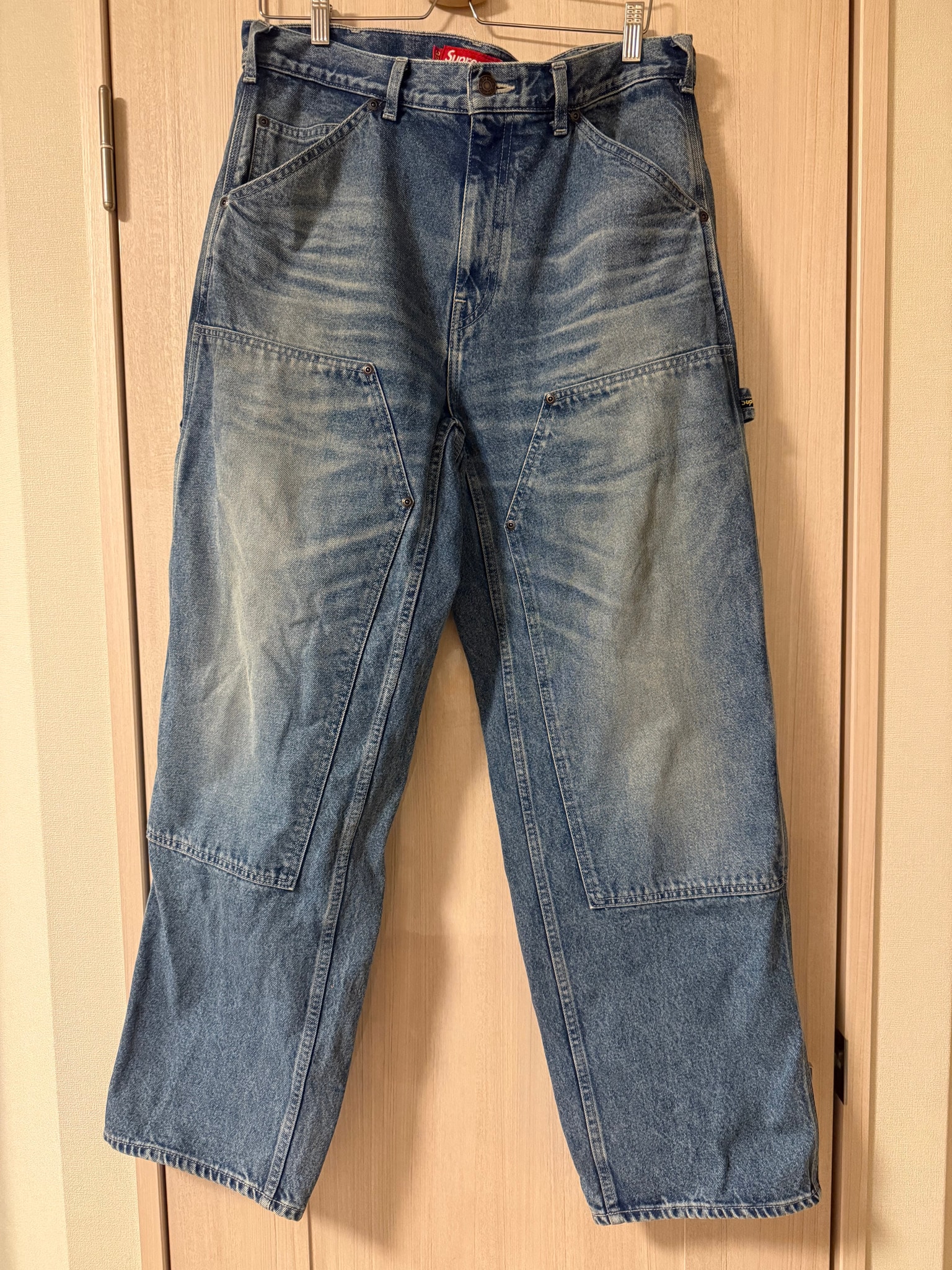 Supreme Worn Double Knee Denim Painter Jean "Washed Indigo"