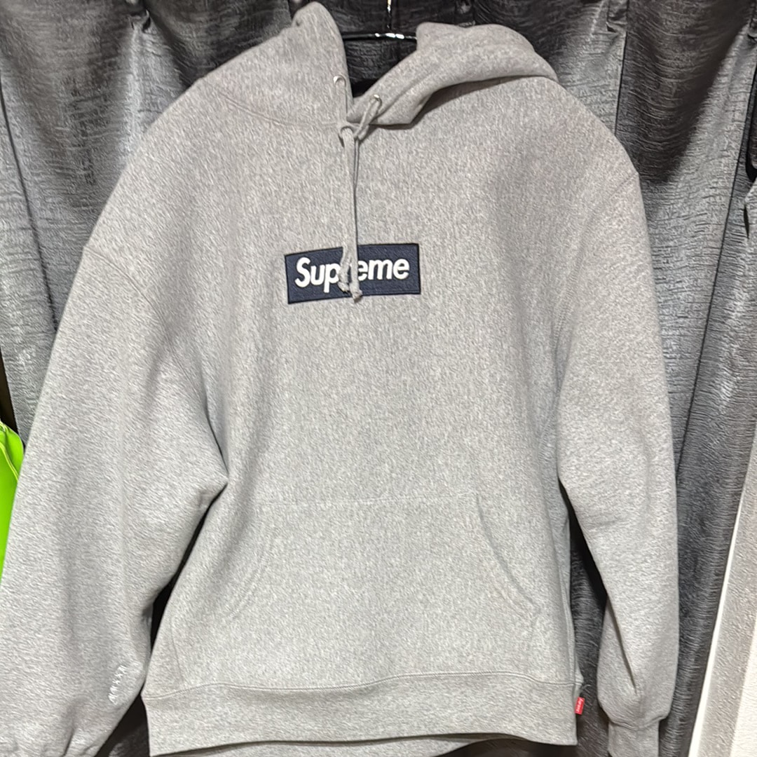 Supreme Box Logo Hooded Sweatshirt (25FW) "Heather Grey"