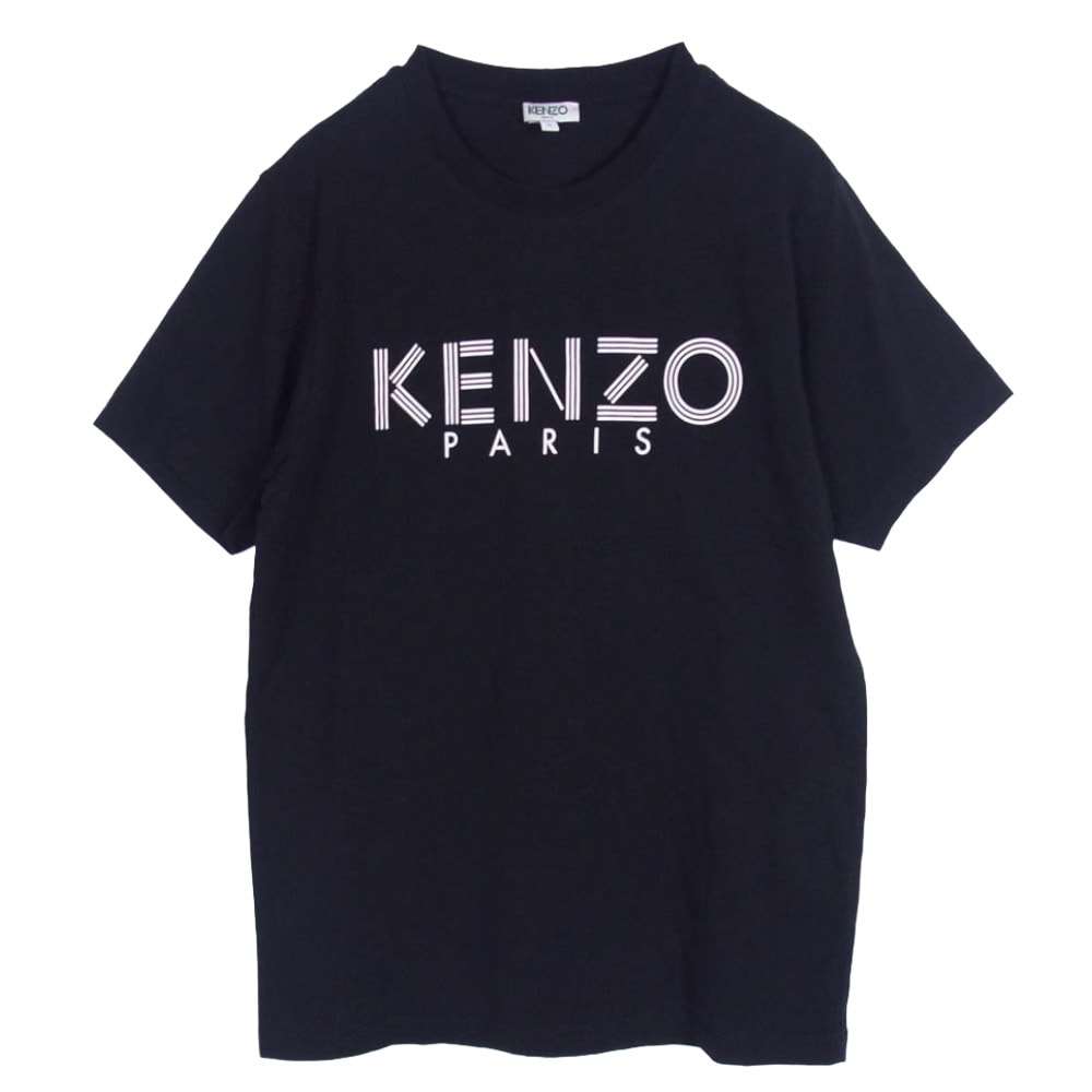 KENZO ケンゾー Tシャツ F765TS0924SG Classic Logo T-shirt クラシック ロゴ 半袖 Tシャツ ブラック ブラック系 S【中古】