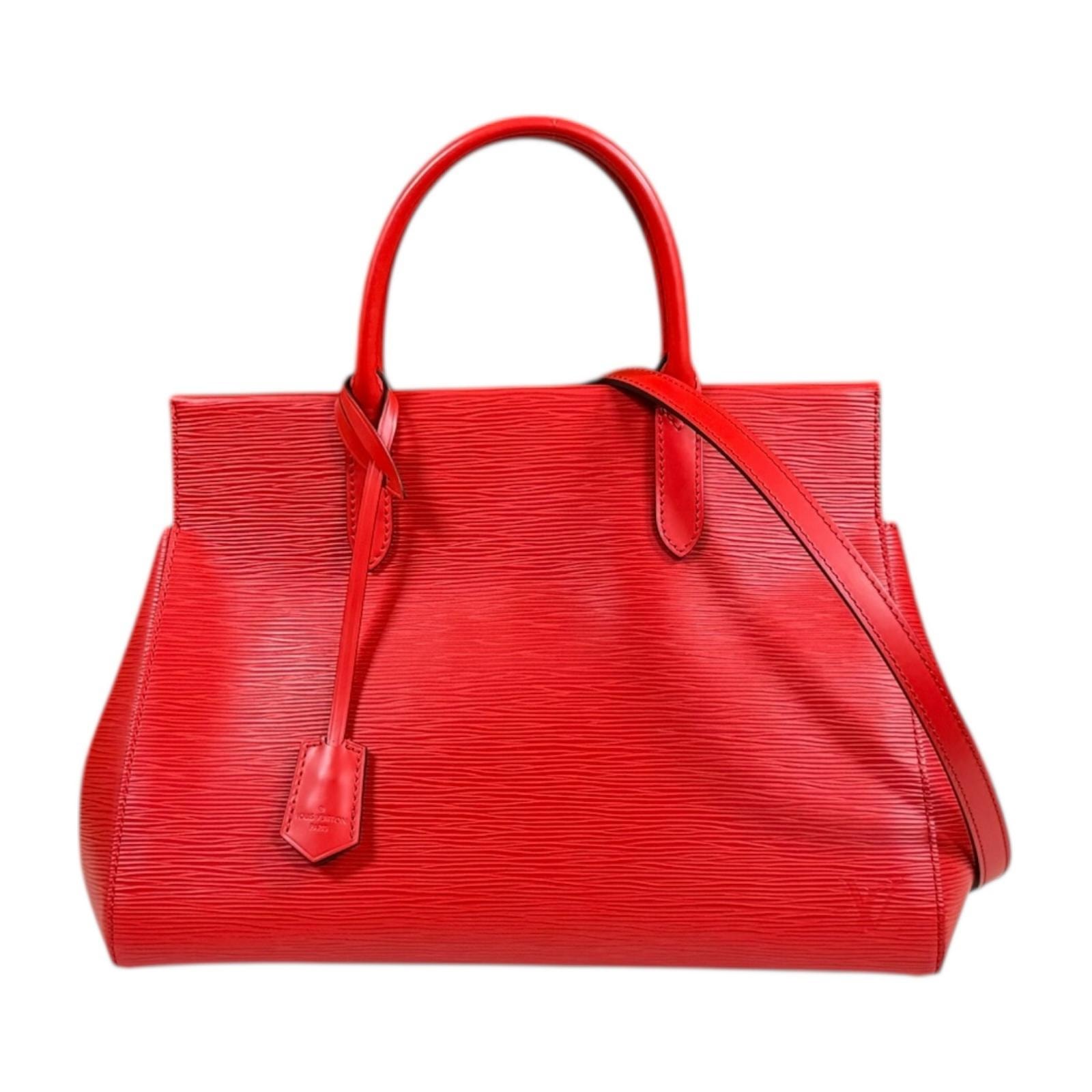 ルイヴィトン マルリーMM エピ ショルダーバッグ エピレザー M9461E レッド レディース LOUIS VUITTON  中古