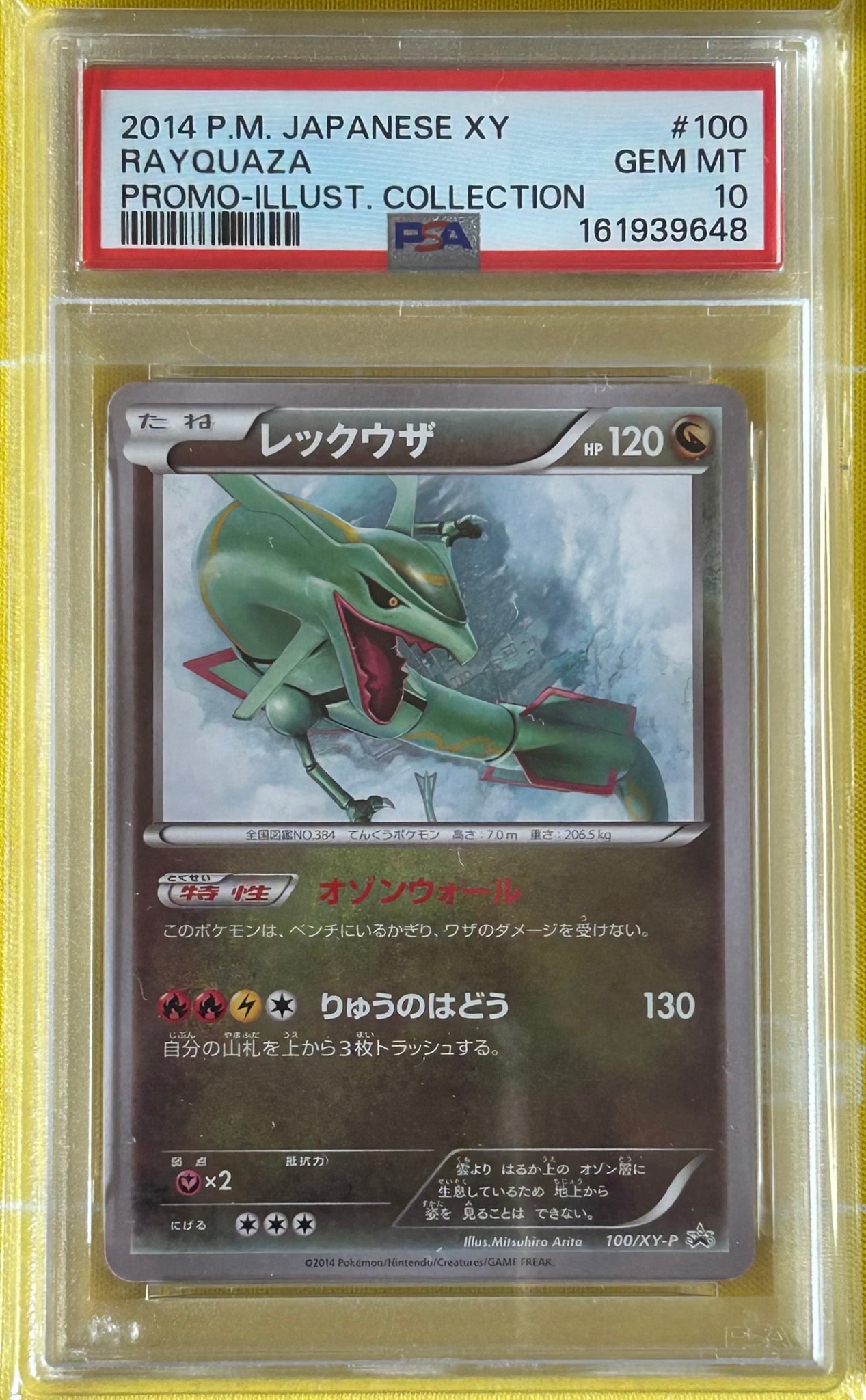 レックウザ イラストコレクション: プロモ[XY-P 100/XY-P