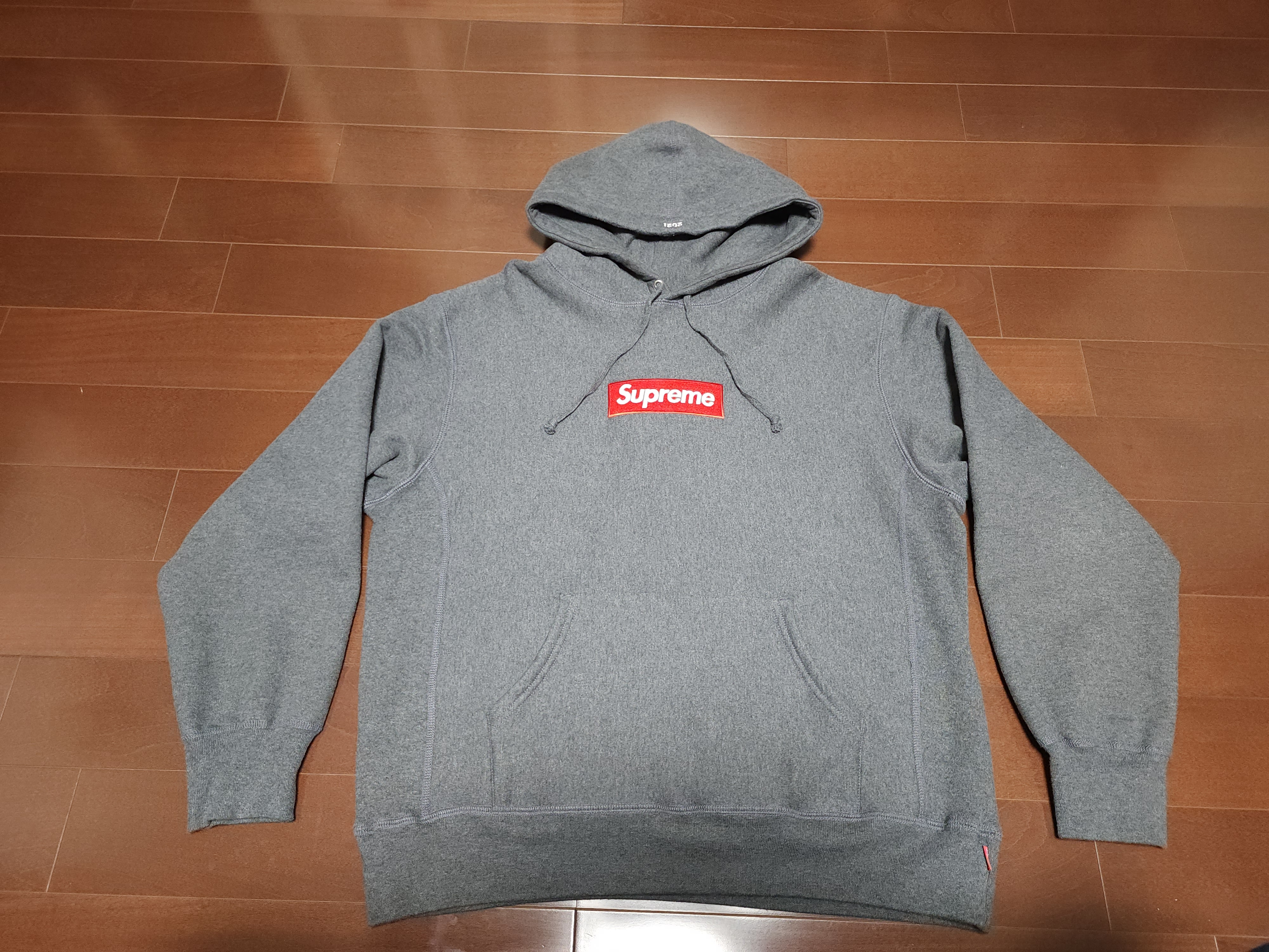 Supreme Box Logo Hooded Sweatshirt "Charcoal" (21FW)