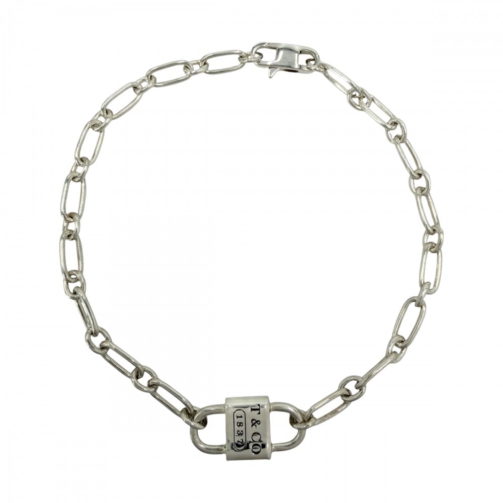 TIFFANY&Co. ティファニー ブレスレット ティファニー1837 スモール ダブル ロック ブレスレット アクセサリー ジュエリー シルバー925    ユニセックス 約6.9g【中古品】