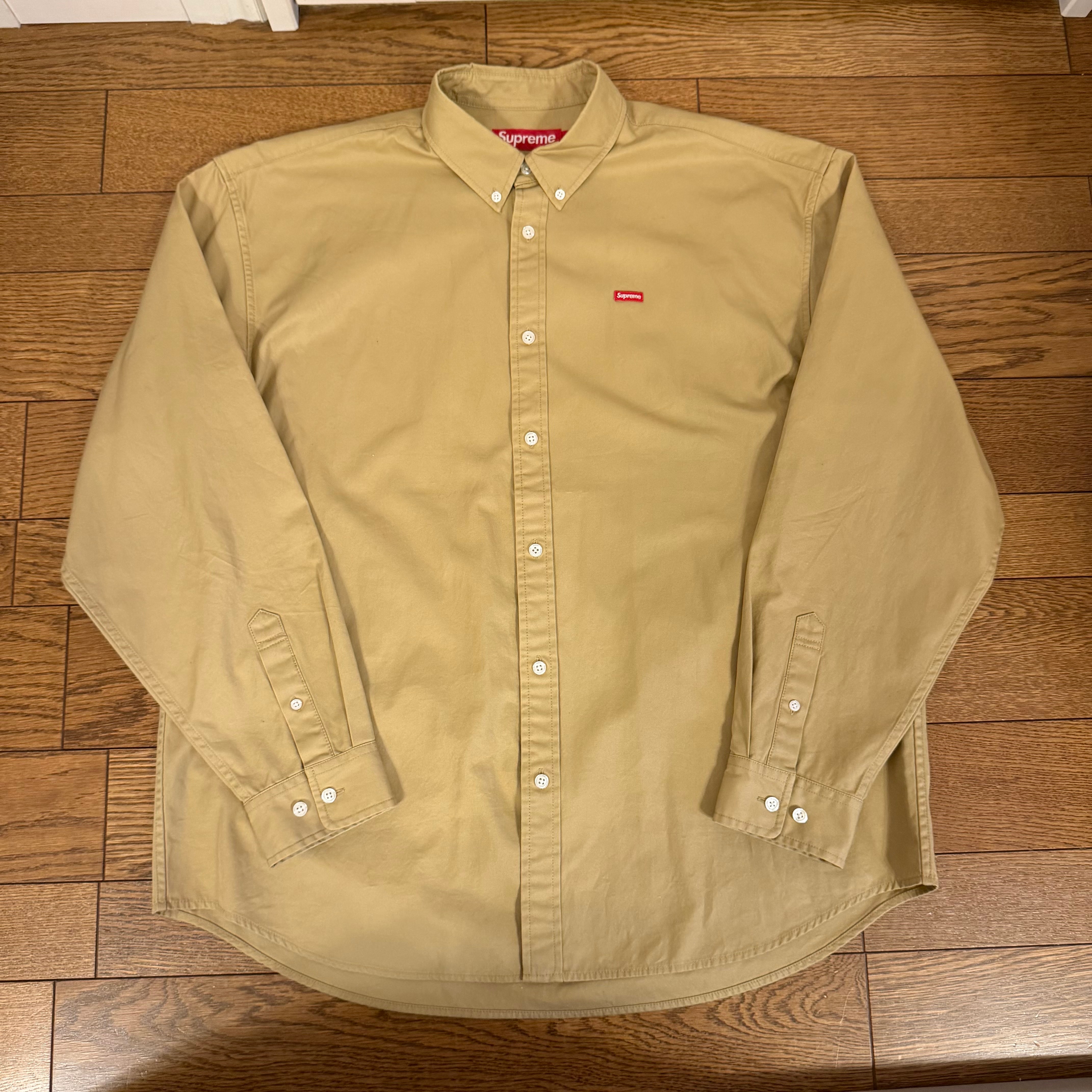 Supreme Small Box Shirt "Tan" (23FW)