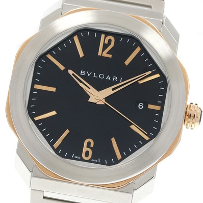 ☆良品 ブルガリ オクト ローマ 103210/OCP41SG メンズ 【中古】