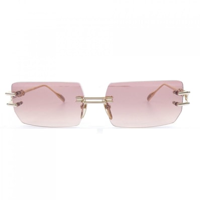 Chrome Hearts LORDIE Gold Plated Sunglasses "Gold/Pink"