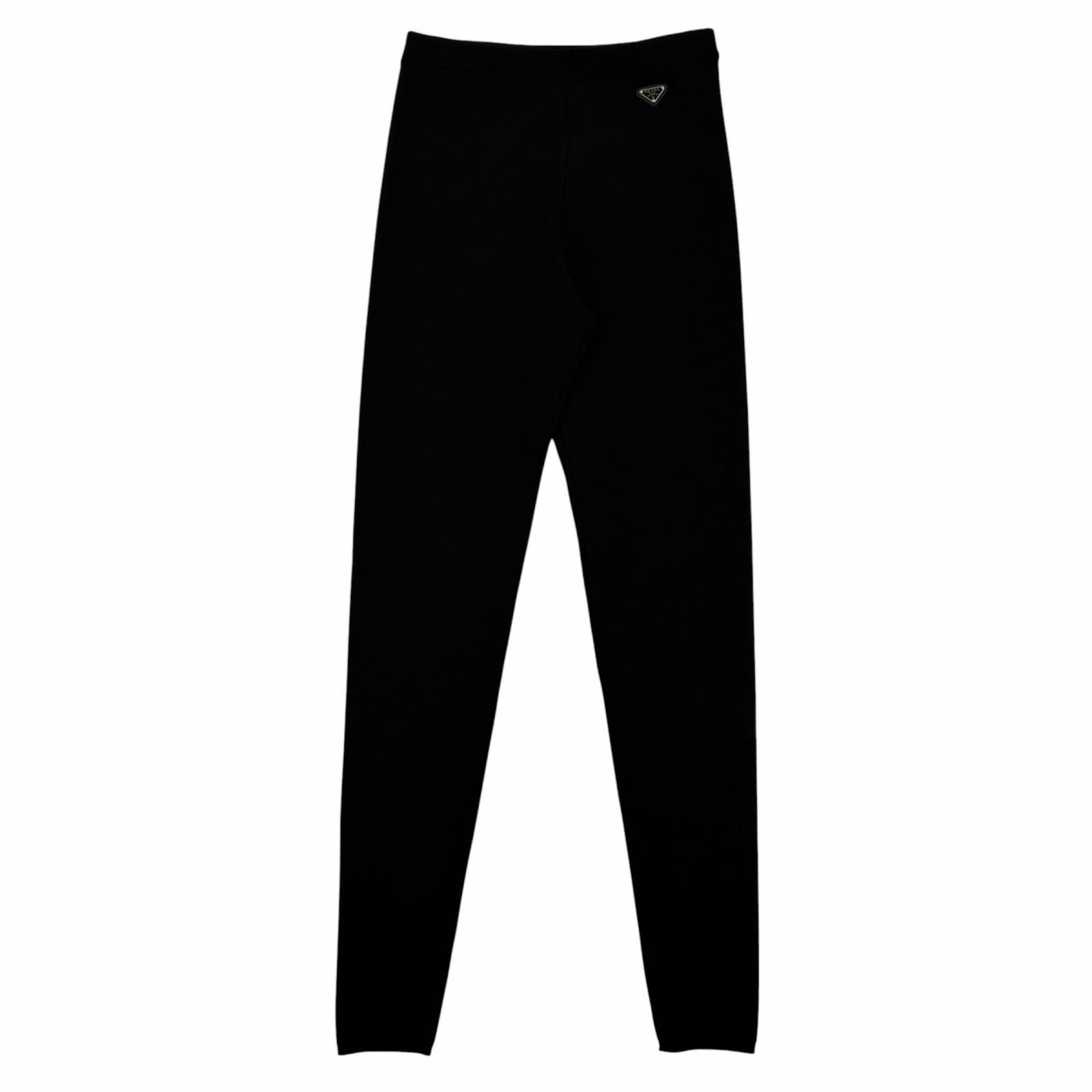 極美品 プラダ パンツ ブラック レディース 38 22225
