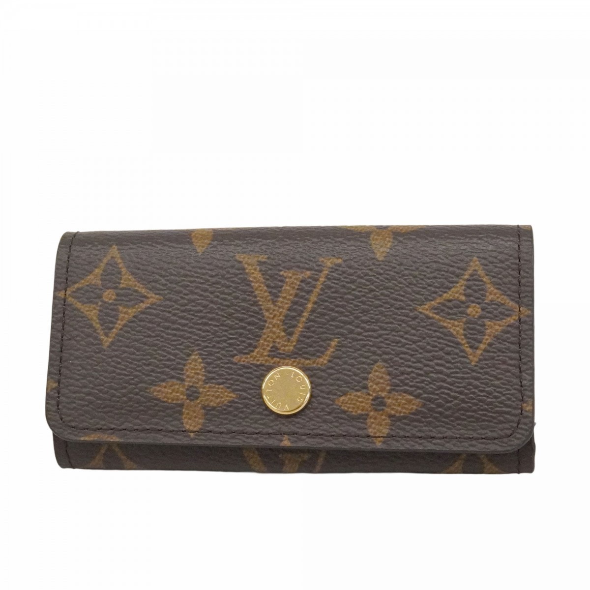 【6db0881】ルイヴィトン キーケース モノグラム ミュルティクレ4 M69517 ブラウン【中古】メンズ レディース ユニセックス