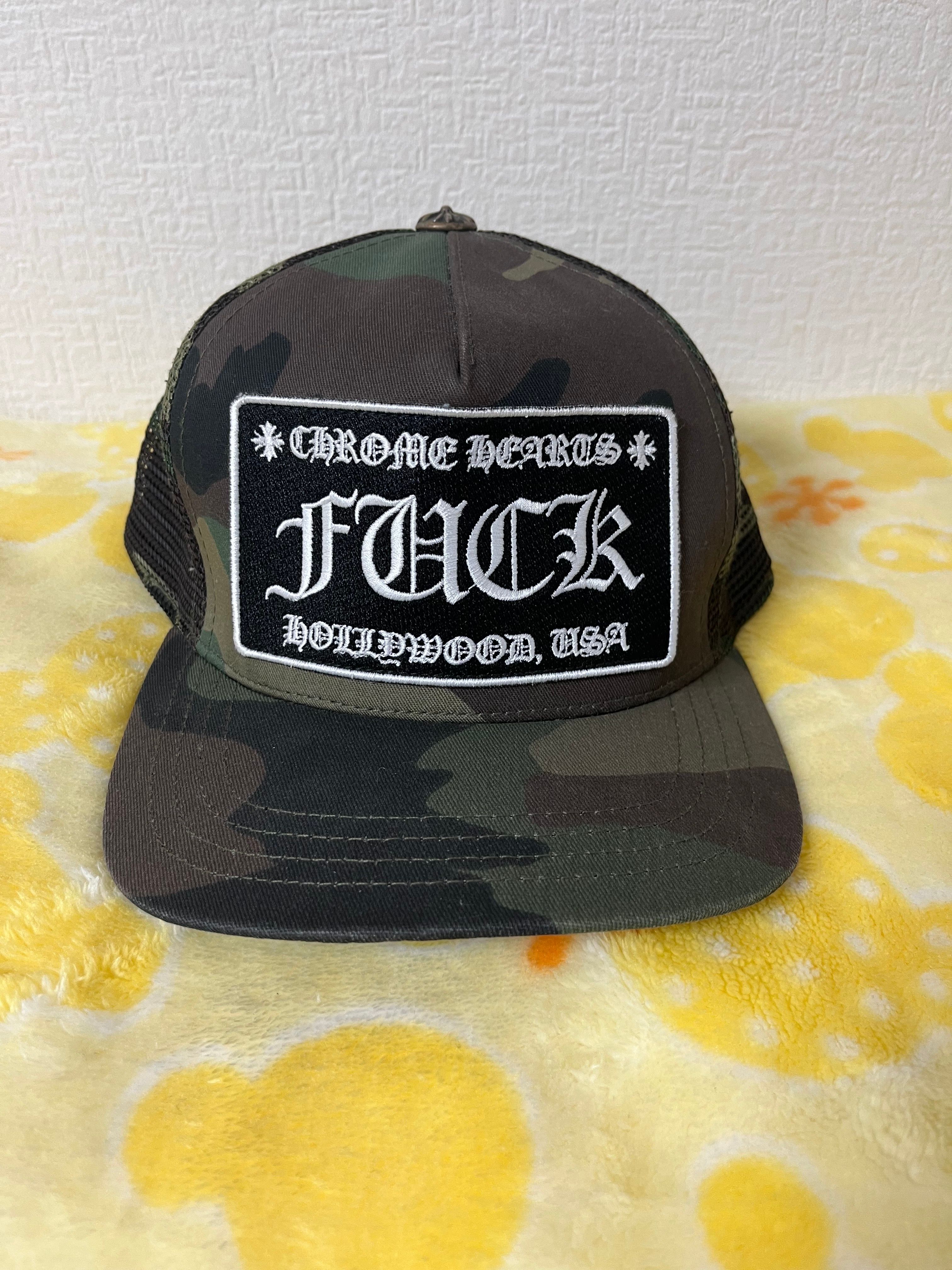 CHROME HEARTS CAP クロムハーツ FUCK キャップ 迷彩 カモ