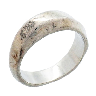 【6jgb0126-k】ティファニー リング ナイフエッジ シルバー925 9号【中古】レディース
