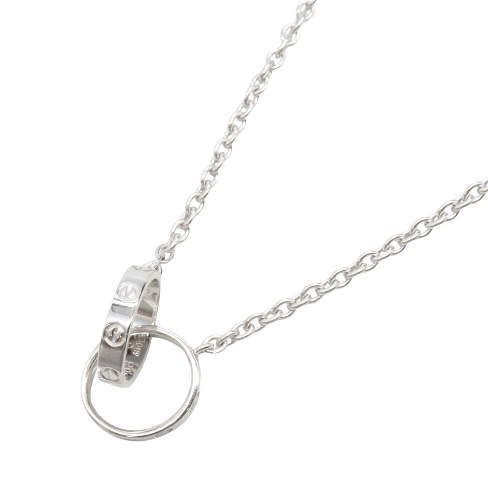 カルティエ CARTIER ベビーラブ ネックレス ネックレス ジュエリー K18WG(ホワイトゴールド) レディース シルバー系 B7212500 【中古】