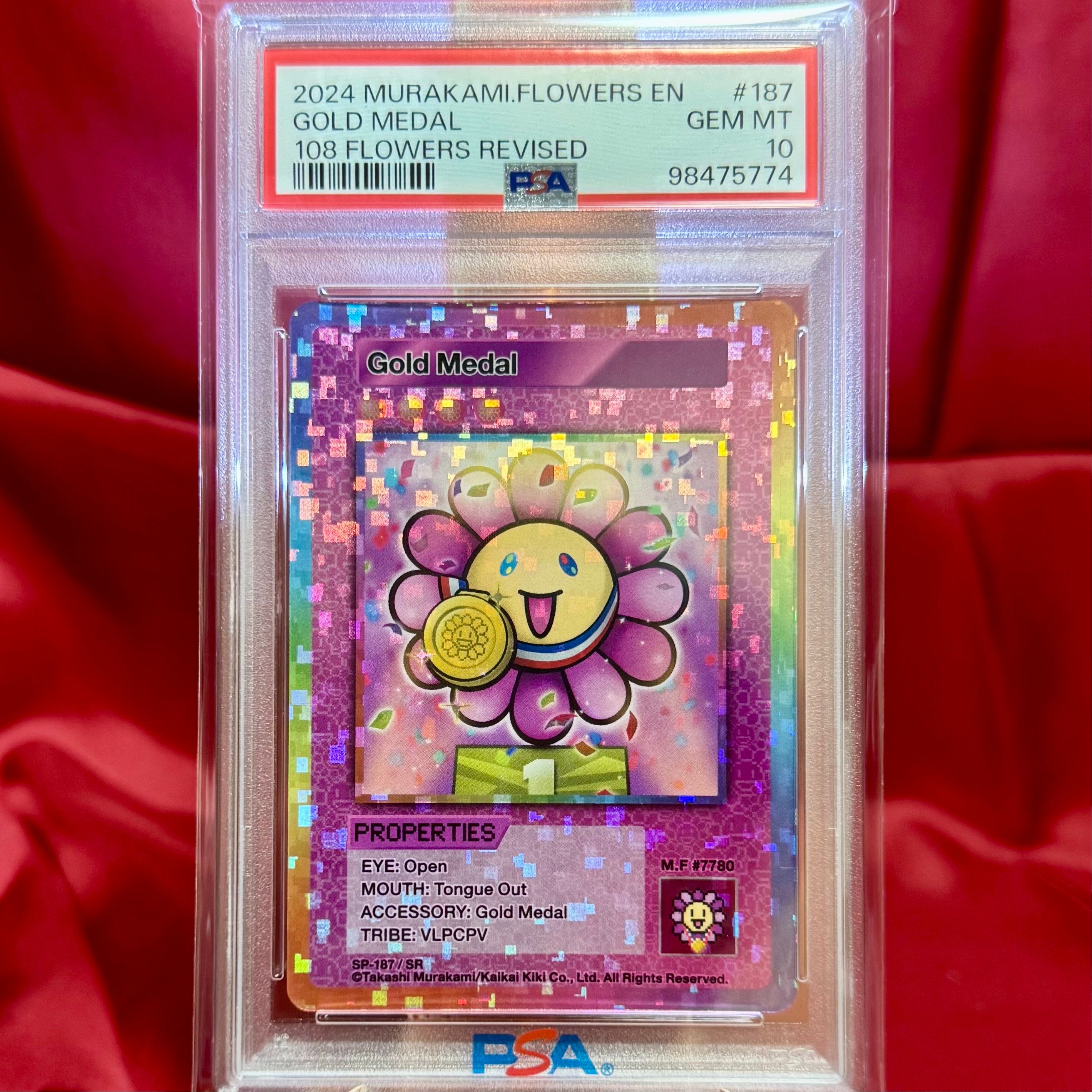 PSA 10]Gold Medal SR [SP-187] [EN](Murakami.Flowers 
