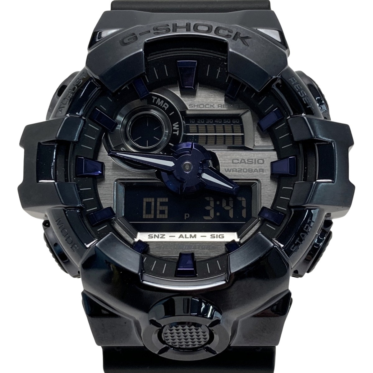 ☆☆CASIO カシオ G-SHOCK メタルカバード アナデジ GM-700P-6AJF ダークパープル クォーツ メンズ 腕時計