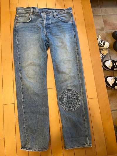 Stussy × LEVI'S Embossed 501 "Denim" A52180000