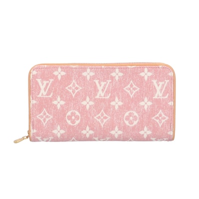 ルイヴィトン ジッピーウォレット モノグラムジャカードデニム 長財布 M81182 レディース LOUIS VUITTON 中古