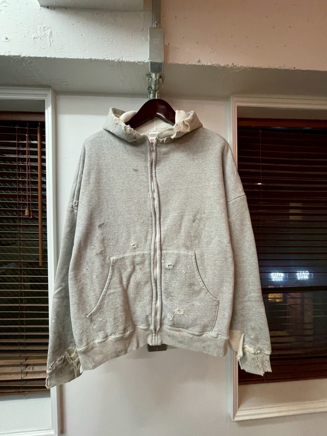 SAINT Mxxxxxx Zip Hoodie/Double Face "Gray"