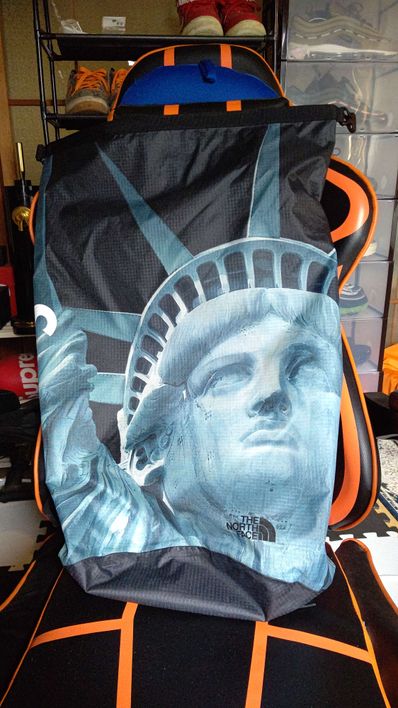 Supreme x The North Face Statue of Liberty Waterproof Backpack "Black"