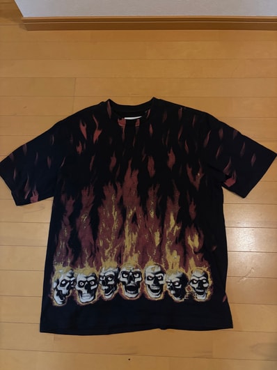 Supreme x MM6 Maison Margiela Liquid Blue Oversized Tee "Black"