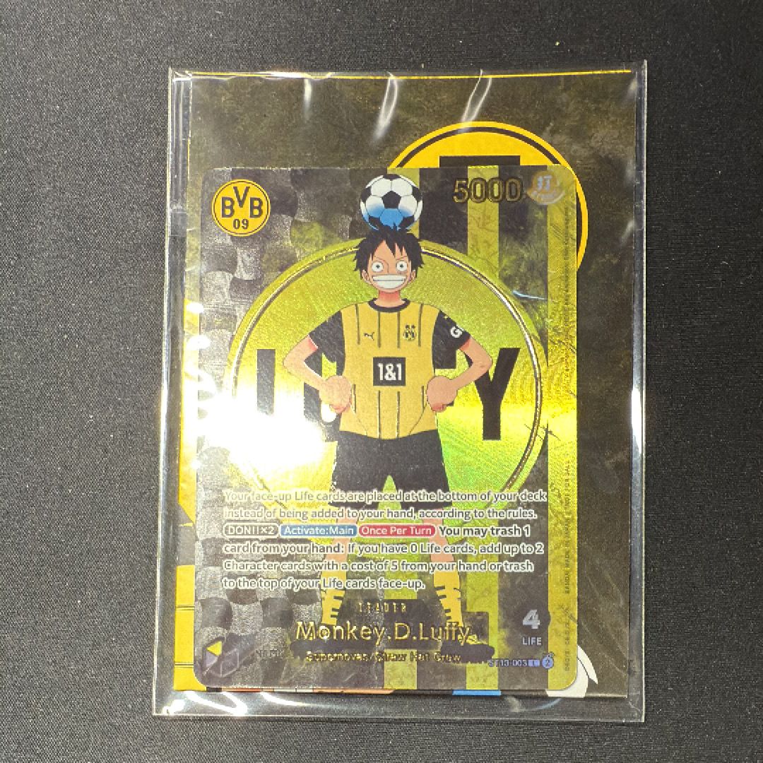 モンキー・D・ルフィ L [ST13-003]【英語版】(プロモーションカード「ボルシアドルトムント × ONE PIECE マッチデー 2025」)