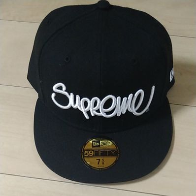Supreme Handstyle New Era "Black"