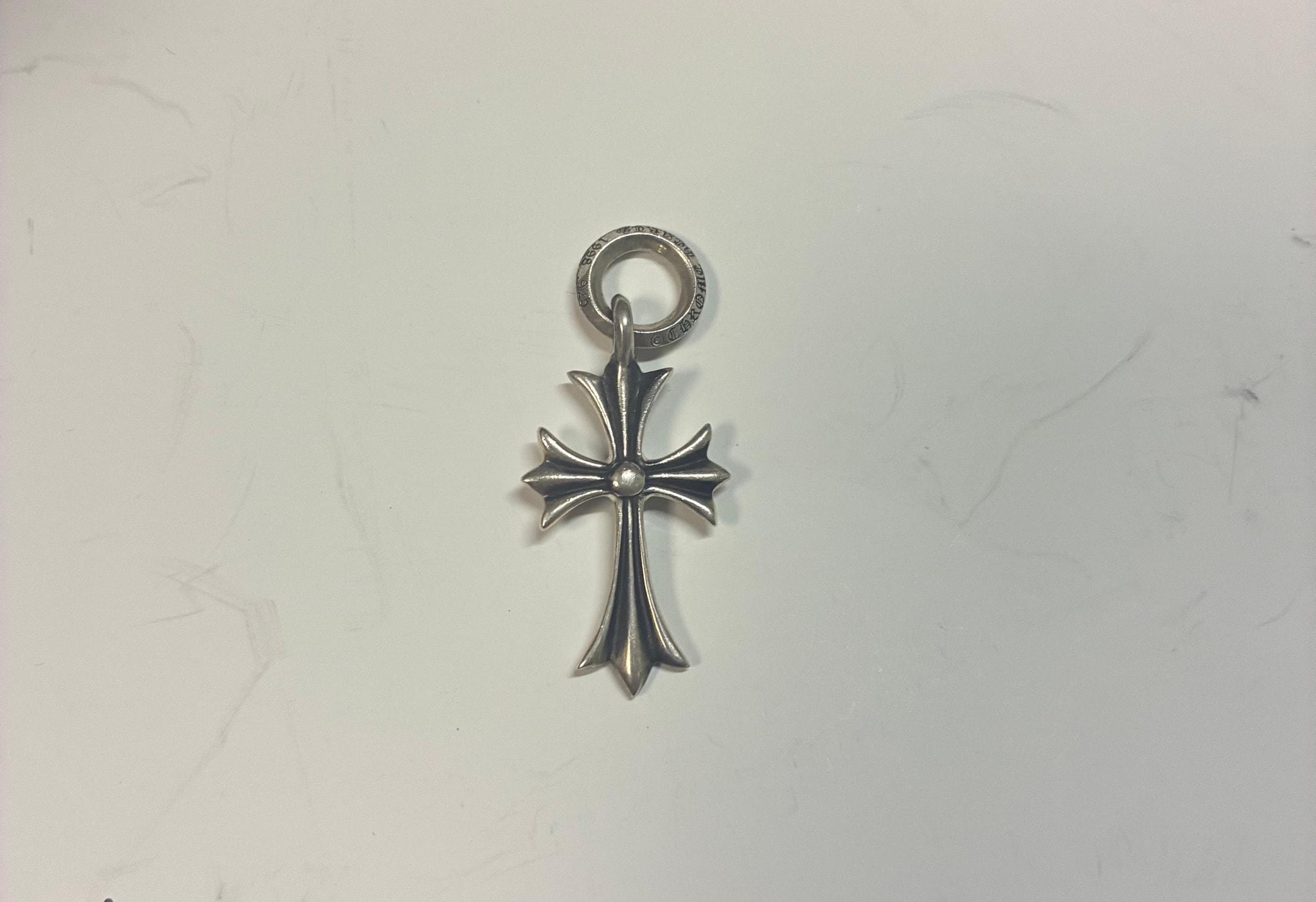 Chrome Hearts Tiny CH Cross Charm "Silver"