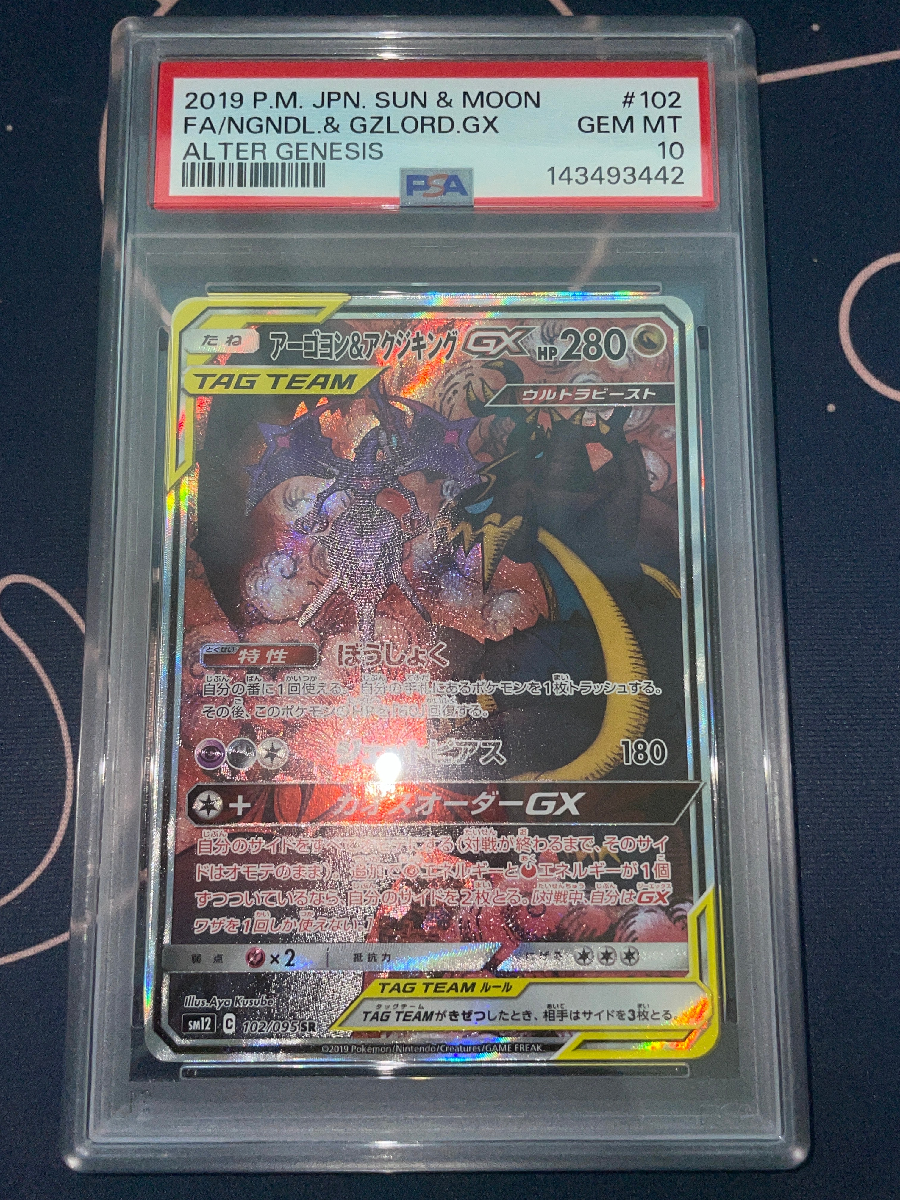 アーゴヨン&アクジキングGX SR: SA[SM12 102/095](拡張パック
