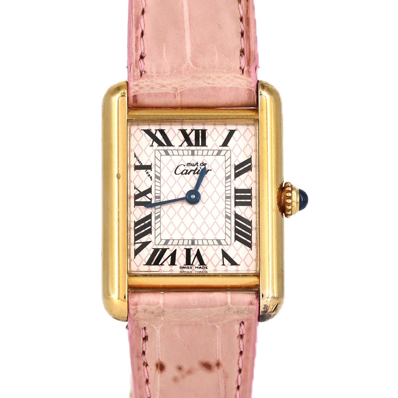 【ノーメンテナンス還元価格】カルティエ マストタンクSM・アクアリーノ GP W1018687 GP クォーツ