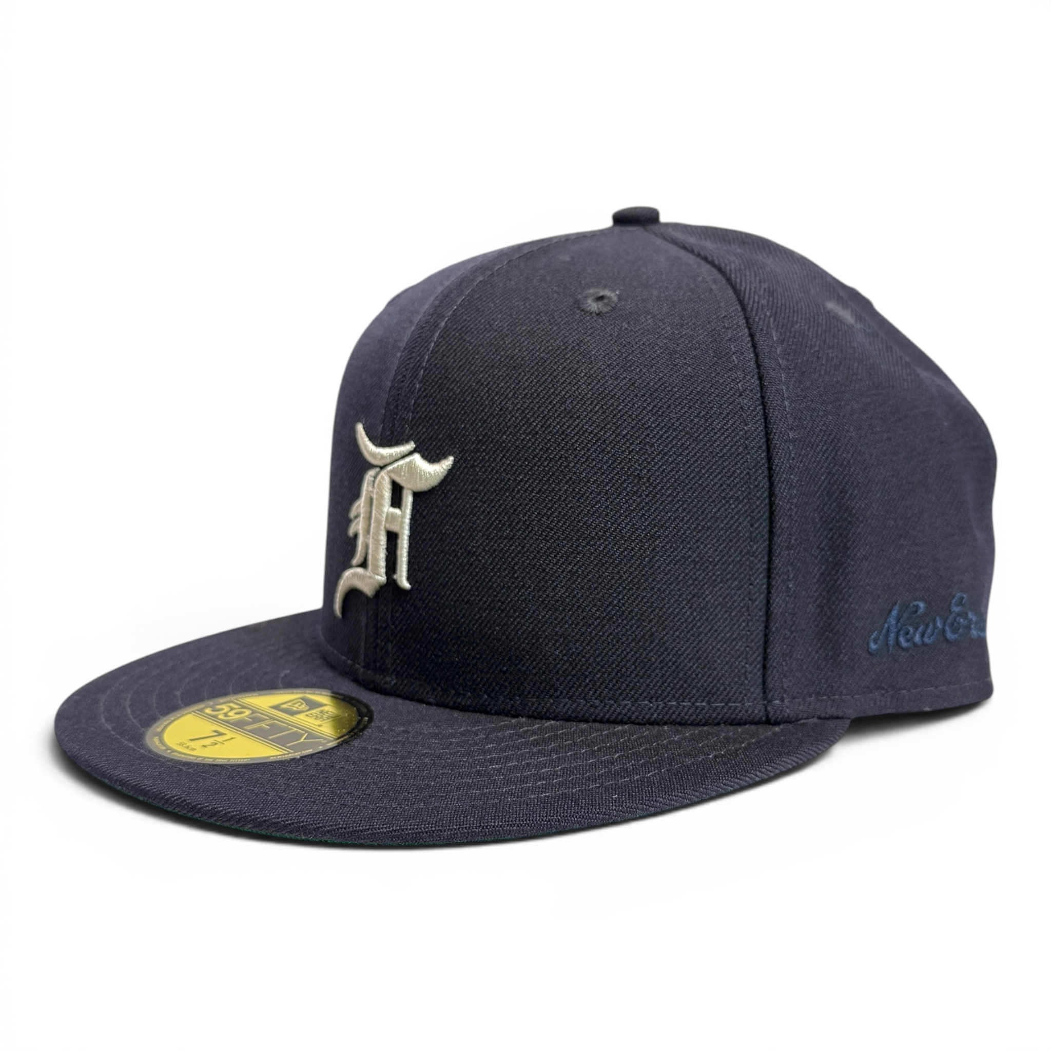 NEW ERA FEAR OF GOD ESSENTIALS 59FIFTY F LOGO Under Visor "Navy"