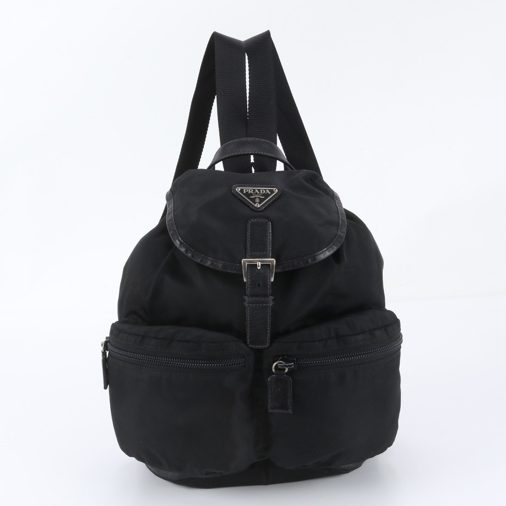 ■美品 プラダ テスート ナイロントライアングルロゴリュックサック