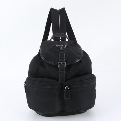 ■美品 プラダ テスート ナイロントライアングルロゴリュックサック
