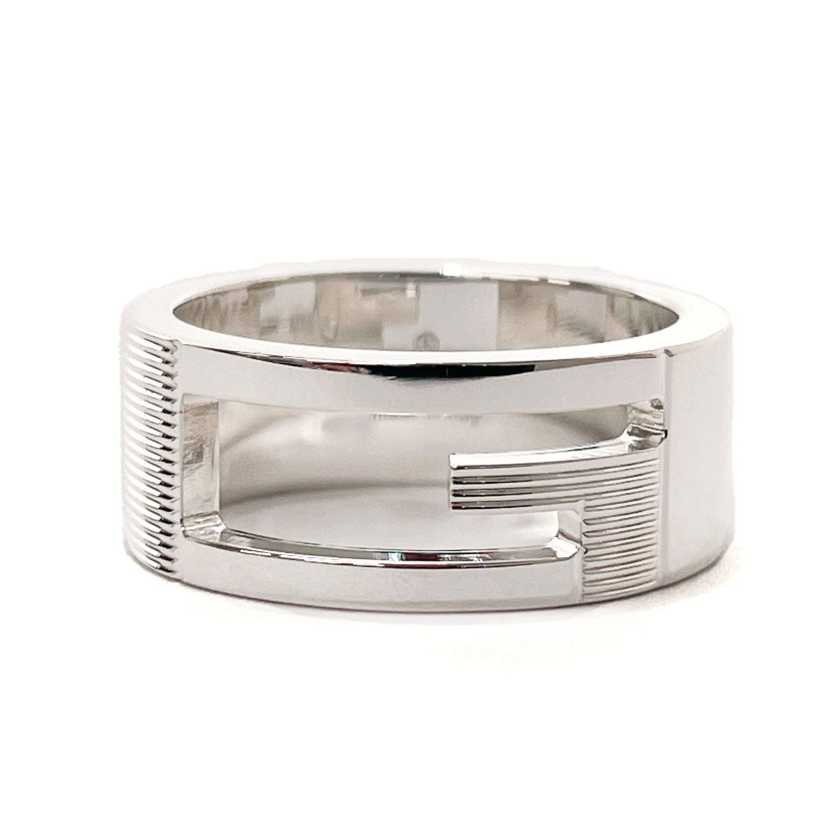 グッチ リング・指輪 ブランデッド カットアウトG シルバー