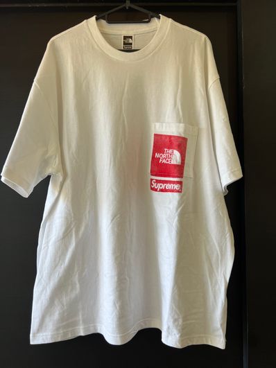 Supreme x The North Face Printed Pocket Tee "White"